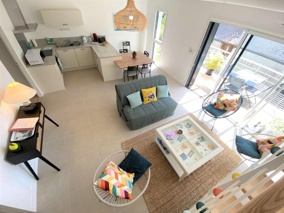 Duplex Lumineux A Benodet: Plage Et Thalasso A Pied, Terrasse, Parking Et Abri Velo Inclus - Fr-1-481-117 Zewnętrze zdjęcie